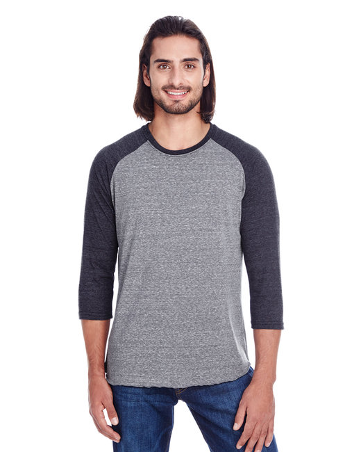 302G Unisex Triblend 3/4-Sleeve Raglan