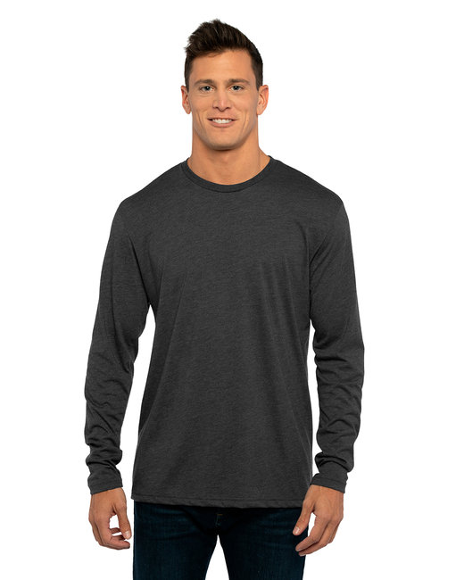 6071 Men's Triblend Long-Sleeve Crew