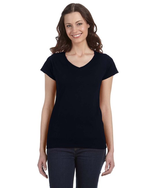 g64vl Ladies' SoftStyle® Fitted V-Neck T-Shirt