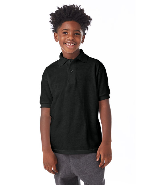 054Y Youth 50/50 EcoSmart® Jersey Knit Polo
