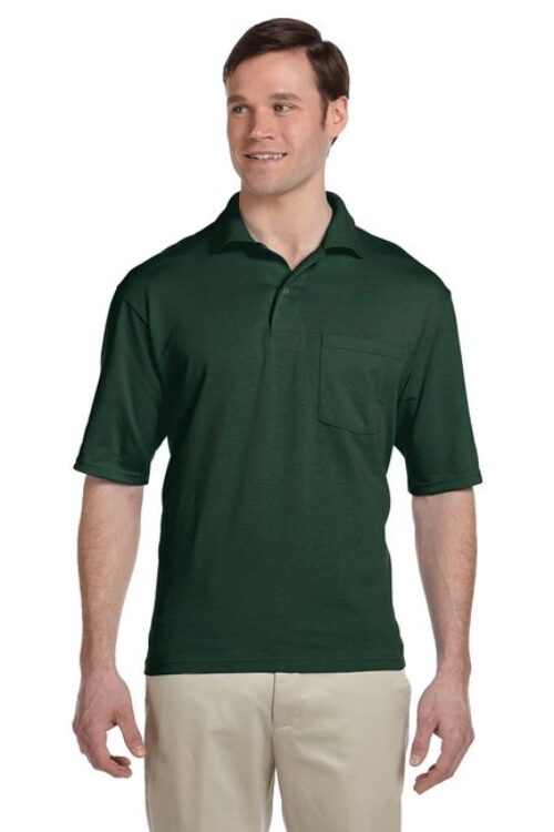 436P Adult SpotShield¿ Pocket Jersey Polo
