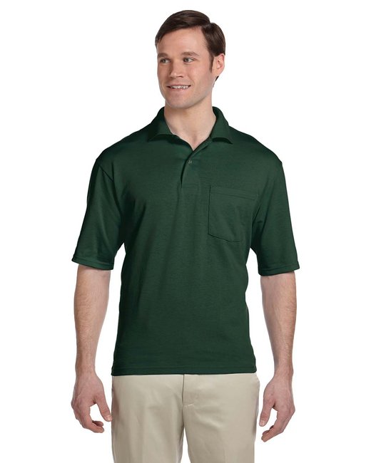 436P Adult SpotShield¿ Pocket Jersey Polo