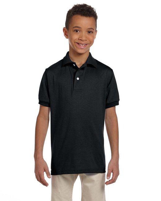 437Y Youth SpotShield¿ Jersey Polo