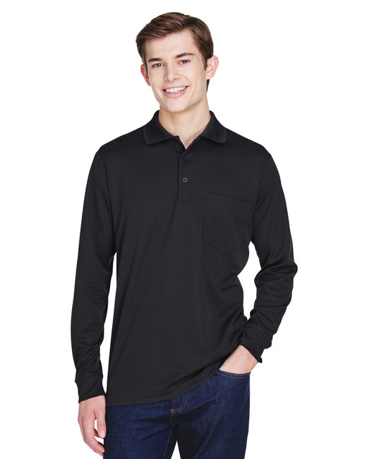 88192P Adult Pinnacle Performance Long-Sleeve Piqué Polo with Pocket