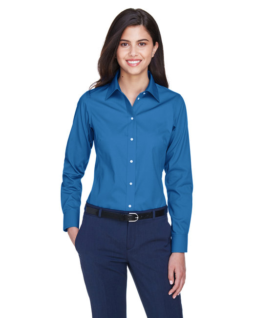 D630W Ladies' Crown Woven Collection® Solid Oxford