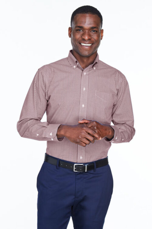 Men’s Crown Woven Collection® Gingham Check