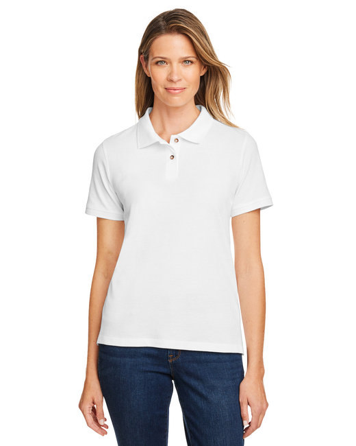 M200W Ladies' 6 oz. Ringspun Cotton Piqué Short-Sleeve Polo