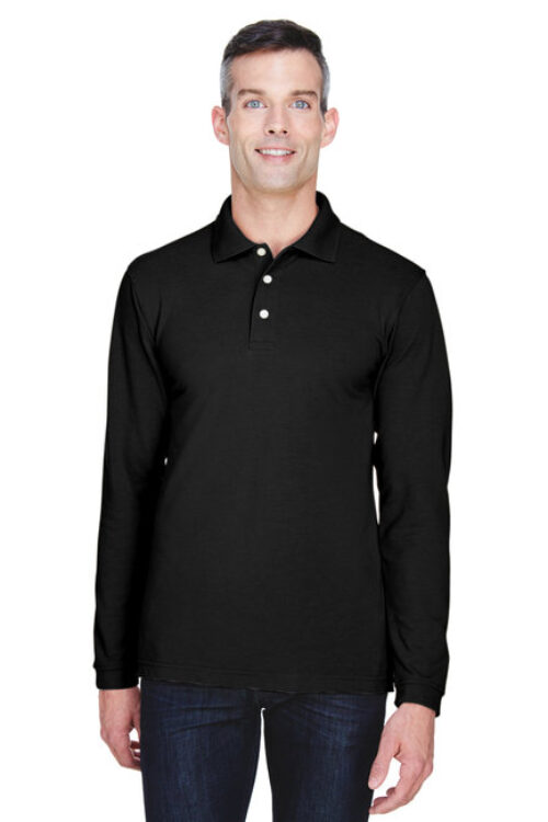 M265L Men’s 5.6 oz. Easy Blend¿ Long-Sleeve Polo