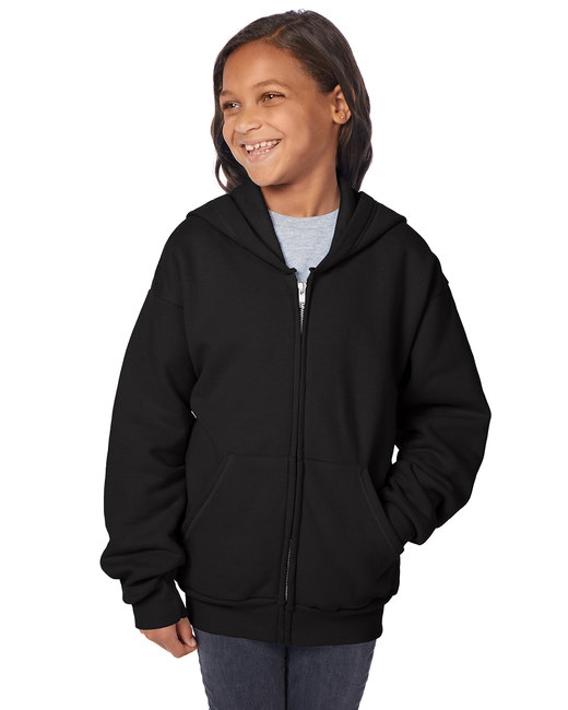 P480 Youth EcoSmart® 50/50 Full-Zip Hooded Sweatshirt