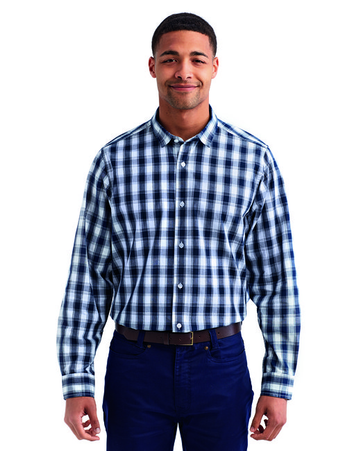 RP250 Men's Mulligan Check Long-Sleeve Cotton Shirt
