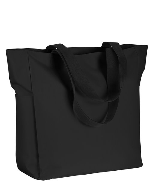 BE080 Polyester Zip Tote