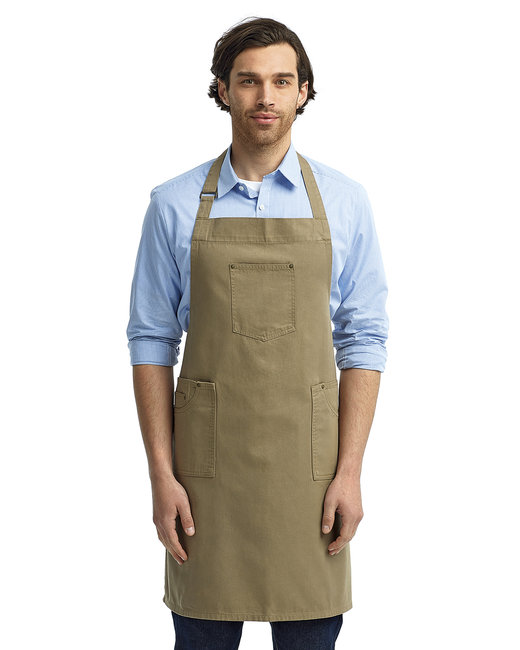rp132 Unisex Cotton Chino Bib Apron